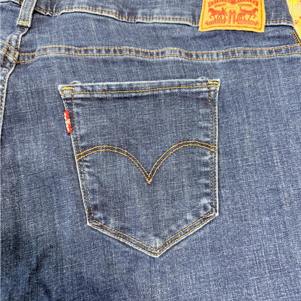 Levi's Dark Blue Denim Jeans